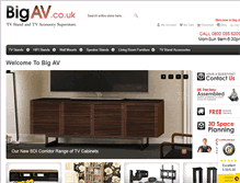 Tablet Screenshot of big-av.co.uk